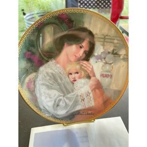1987 Edwin M. Knowles "Mother's Here" Collector Plate by Chambers